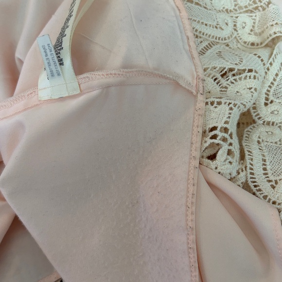 Eliza J Crochet Lace Maxi Dress 10P Cream Fully Lined - Picture 13 of 13